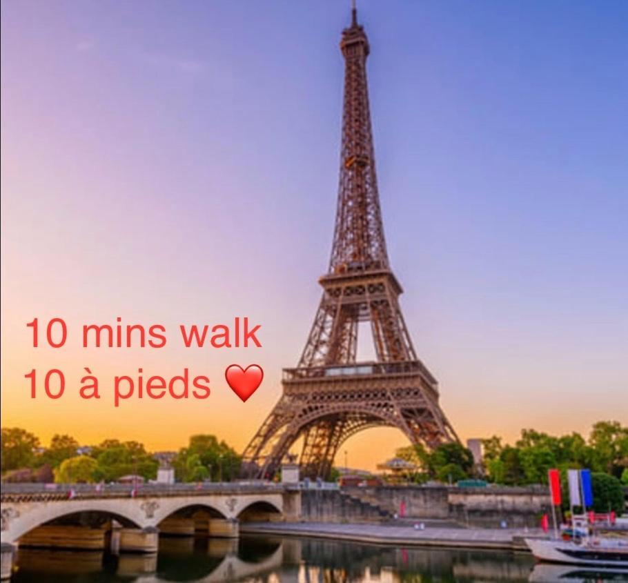 Studio 10 Mins Walk Eiffel Tower, Paris 16 Eksteriør billede